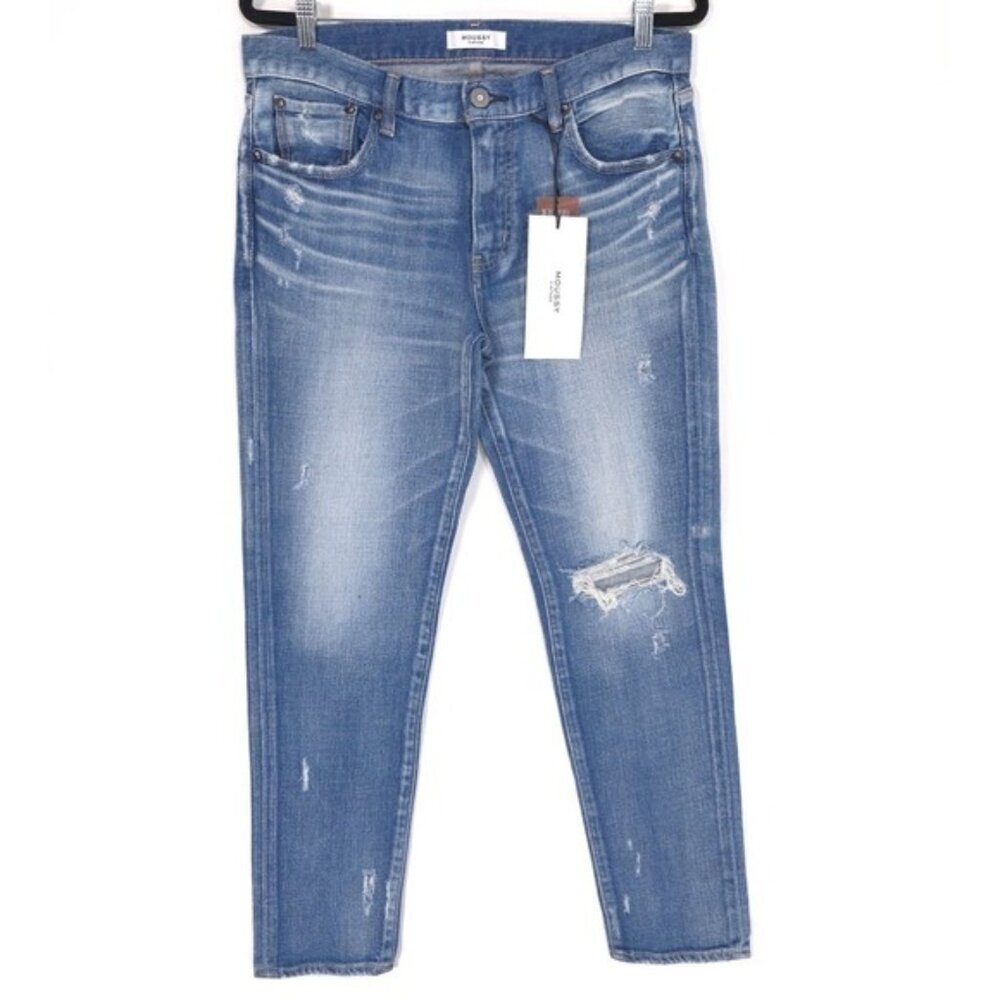 NWT MOUSSY VINTAGE Women's Jeans 30 JAPAN‎ MADE Helendale Skinny Distressed HOWA